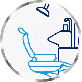 Icon of dentist's chair