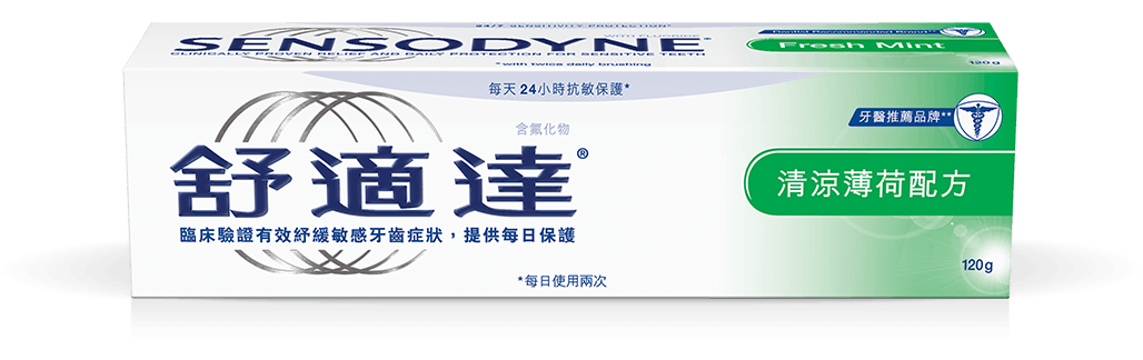 Sensodyne toothpaste in Fresh Mint