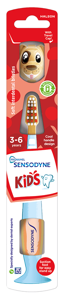 Sensodyne zubní kartáček Pronamel Kids – zubní kartáček pro děti, speciálně vyvinut ve spolupráci s odborníky 