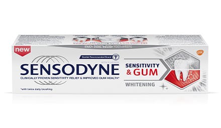 sensodyne sensitivity and gum whitening toothpaste