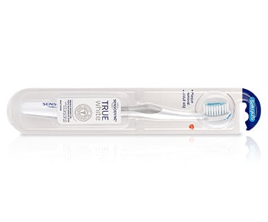 sensodyne toothbrush with tongue cleaner