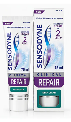 Sensodyne Clinical Repair Deep Clean Toothpaste