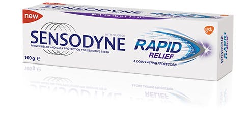 ingredients in sensodyne rapid relief toothpaste