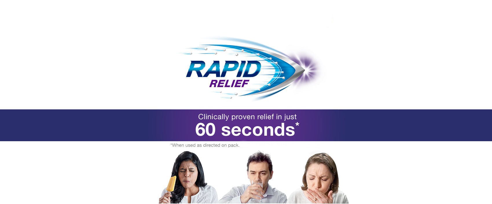 Rapid Relief 60 seconds banner
