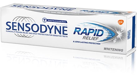 sensodyne rapid relief whitening