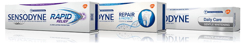 Sensodyne Repair and Protect Gentle Whitening Rapid Relief