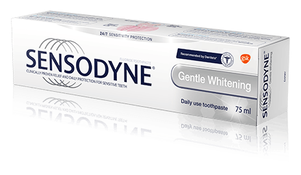 Gentle Whitening Toothpaste Sensodyne® | Gentle Whitening Toothpaste