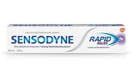 Sensodyne Rapid relief package