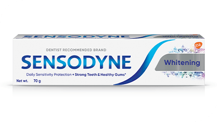 Sensodyne whitening package