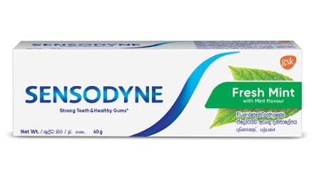 Sensodyne Fresh mint package