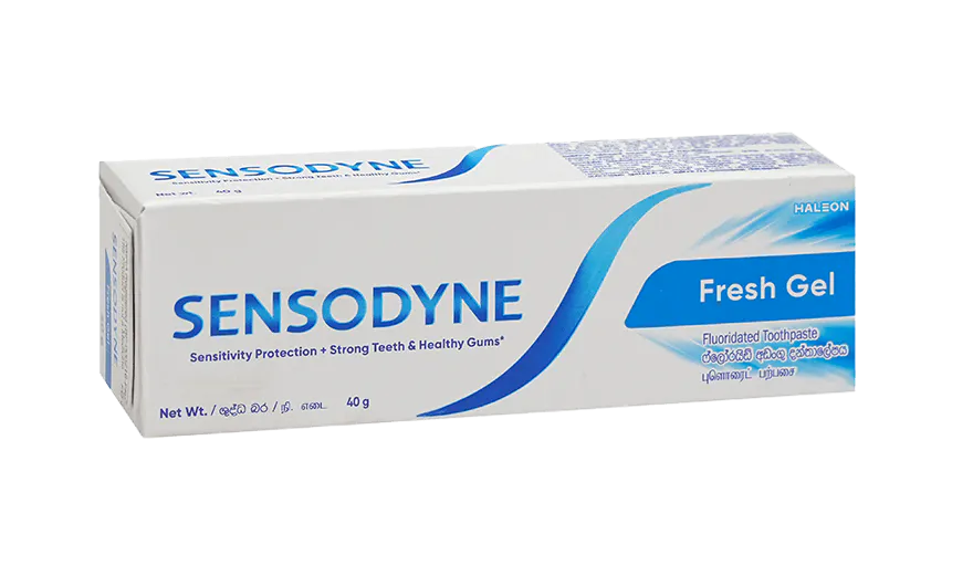 Sensodyne Cool gel package