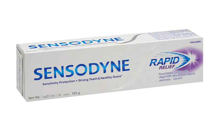 Sensodyne Rapid relief package