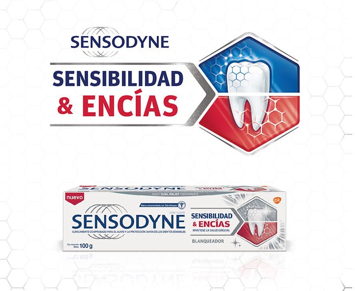 Le dentifrice Sensodyne soulage vos genvices