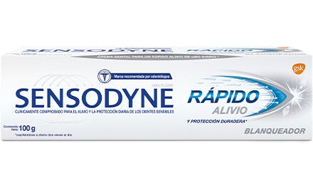 pasta dental para dientes sensibles rápido alivio Sensodyne