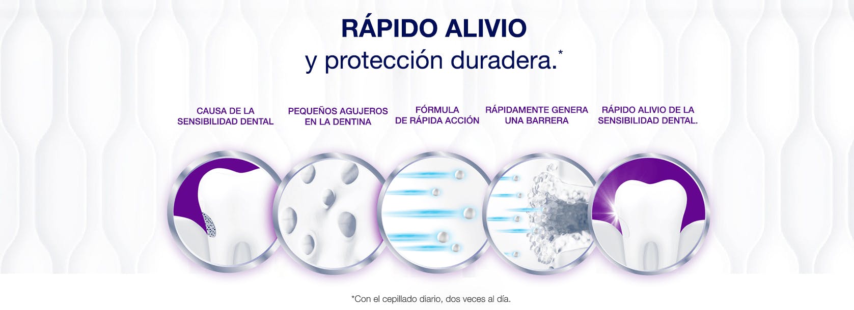 sensodyne rápido alivio y protección duradera