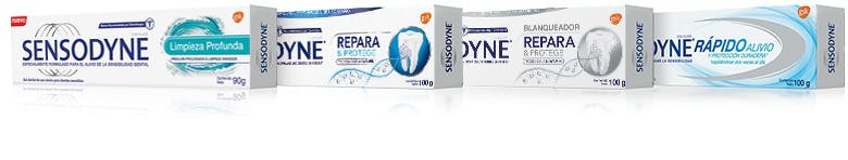 Cremas dentales Sensodyne