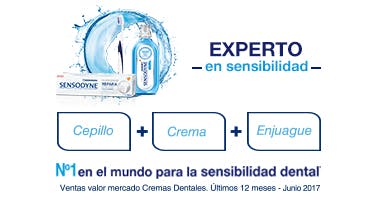 Sensodyne - Experto en sensibilidad dental - Cepillode dientes - cCrema dental -Enjugue bucal - No1 en el mundo para la sensibilidad dental
