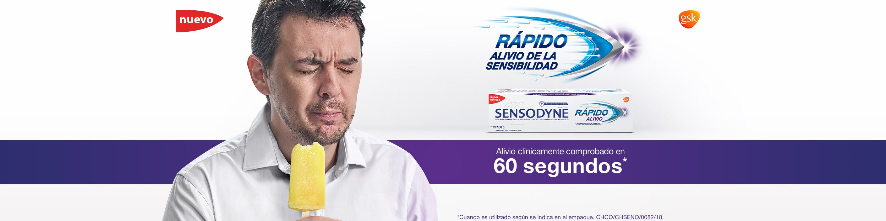 Sensodyne - Rápido Alivio de la sensibilidad - Alivio clinicamente comprobado en 60 segundos