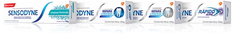 Cremas dentales Sensodyne