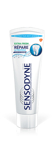 Sensodyne Répare & Protège Extra Fresh Tube du Sensodyne Répare & Protège Extra Fresh pour soulager la sensibilité dentaire