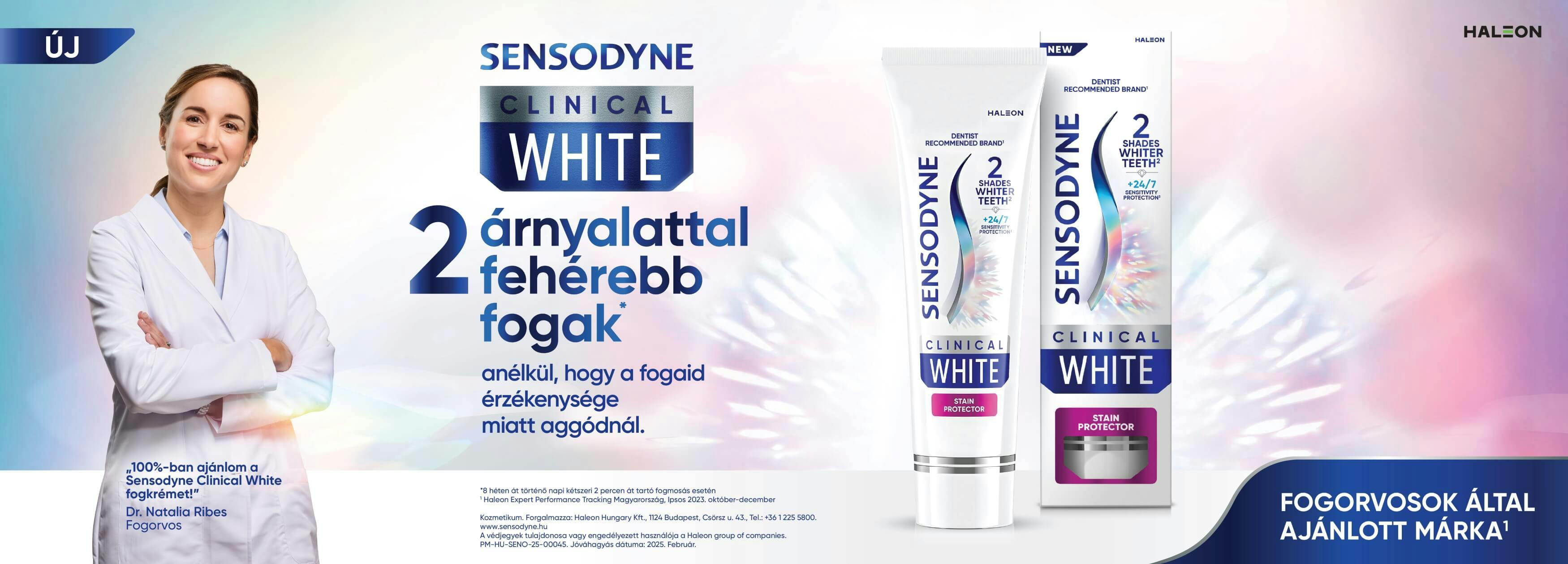 Sensodyne Clinical White