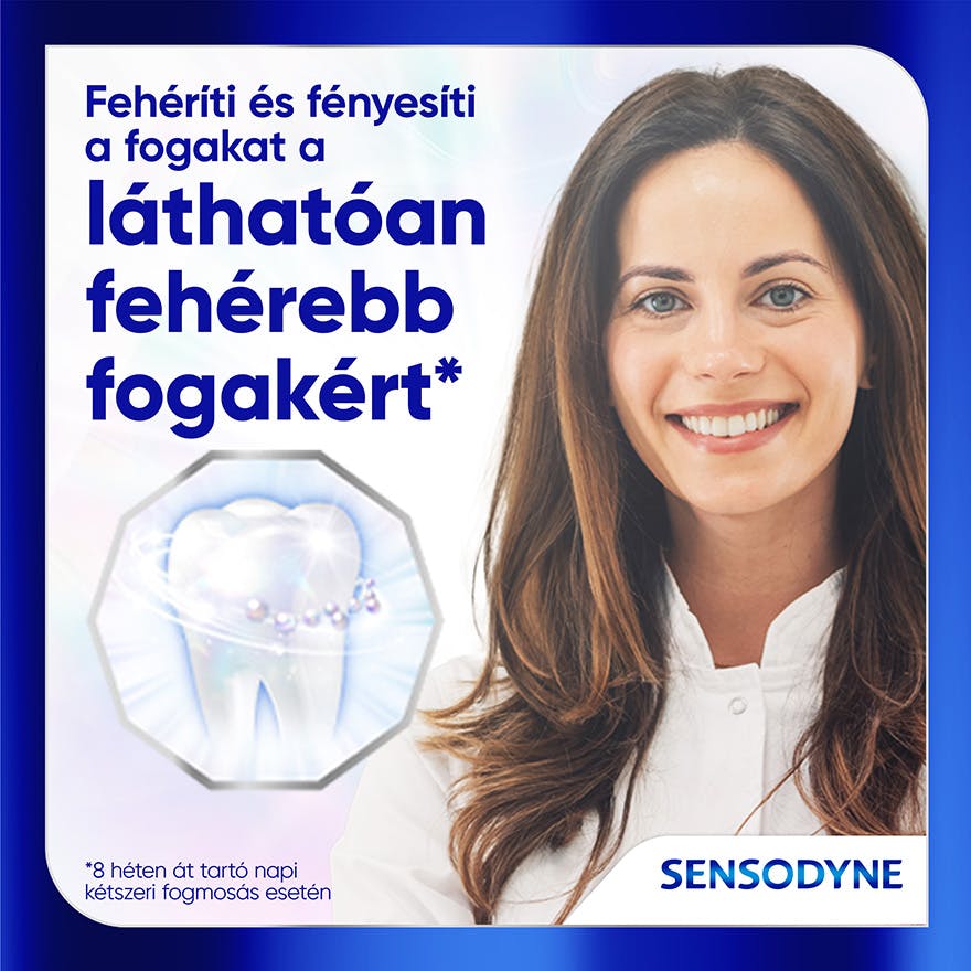 Fehéríti és fényesíti a fogakat a láthatóbb fehér fogakért