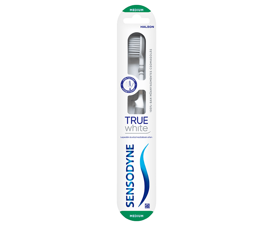 Sensodyne True White Medium fogkefe