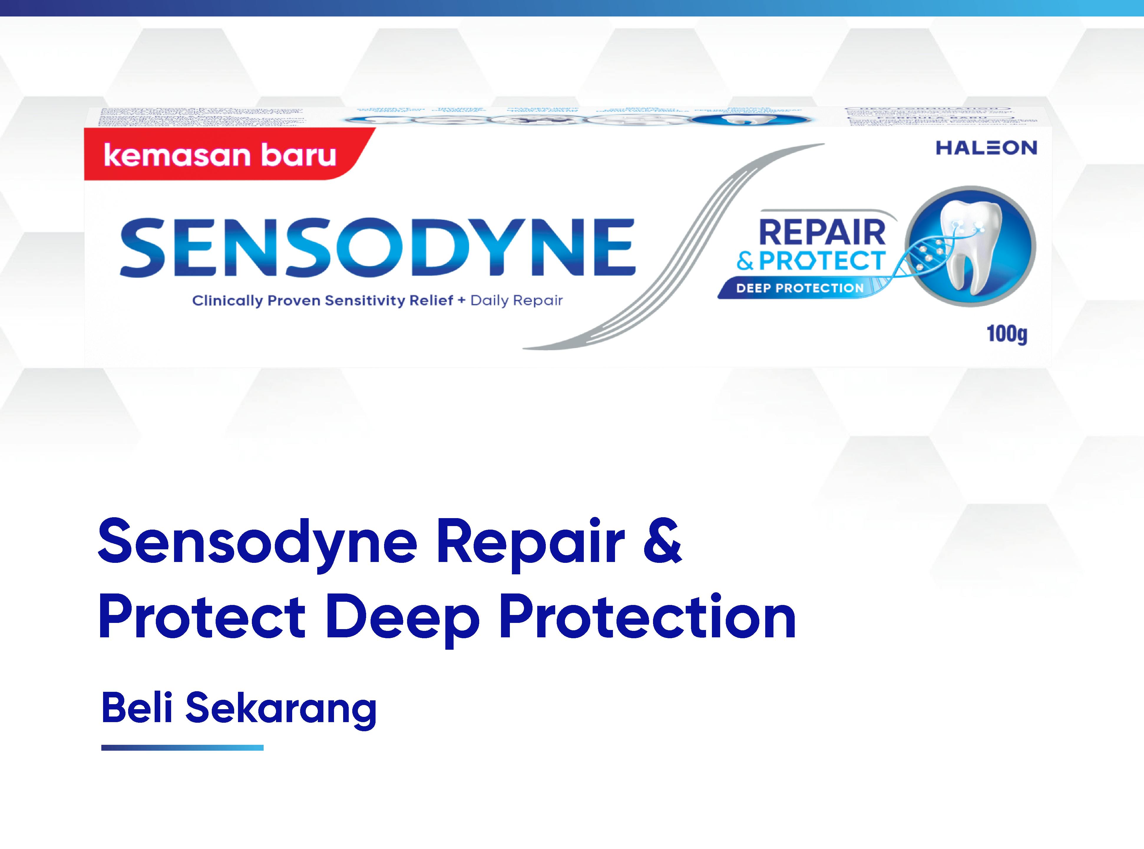 Sensodyne repair and protect toothpaste Indonesia pack shot