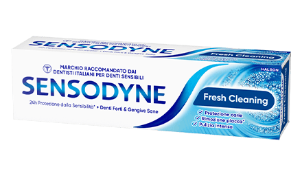 Dentifricio Fresh Cleaning protezione sensibilita' dentale alito fresco Dentifricio Sensodyne® | Fresh Cleaning