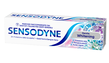 Dentifricio Gentle Whitening per rimuovere le macchie Dentifricio Sensodyne® | Gentle Whitening