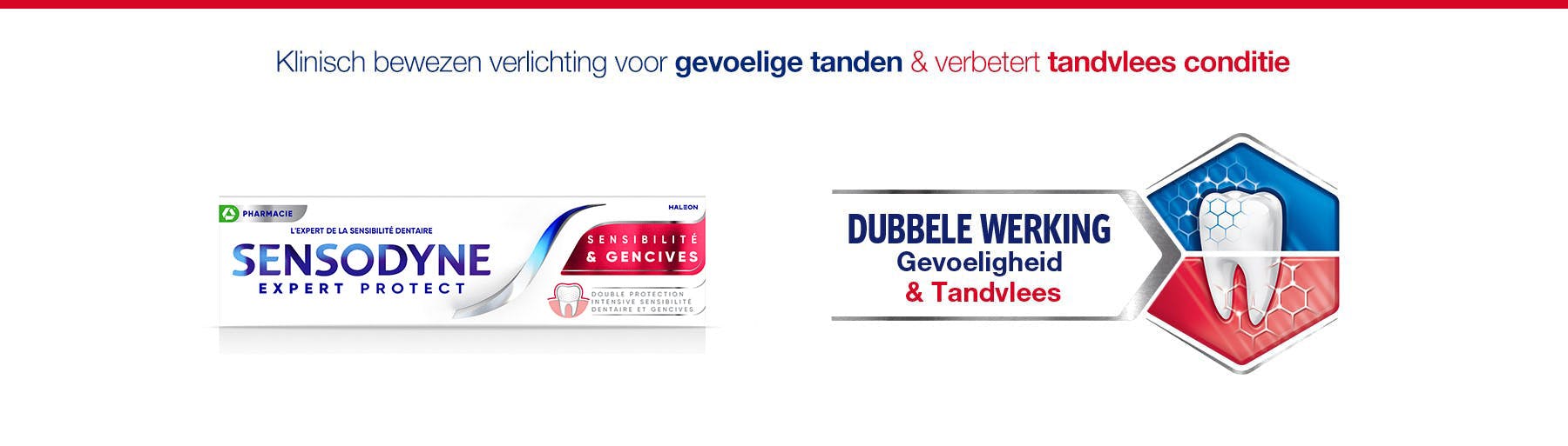Le dentifrice Sensodyne soulage vos genvices