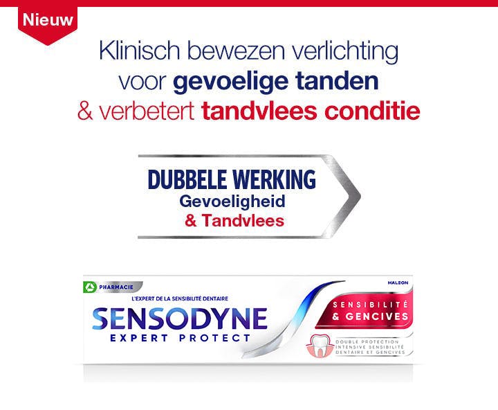 Le dentifrice Sensodyne soulage vos genvices
