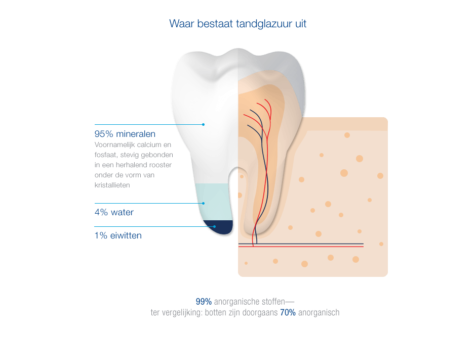 Begrijpen wat tandglazuur is