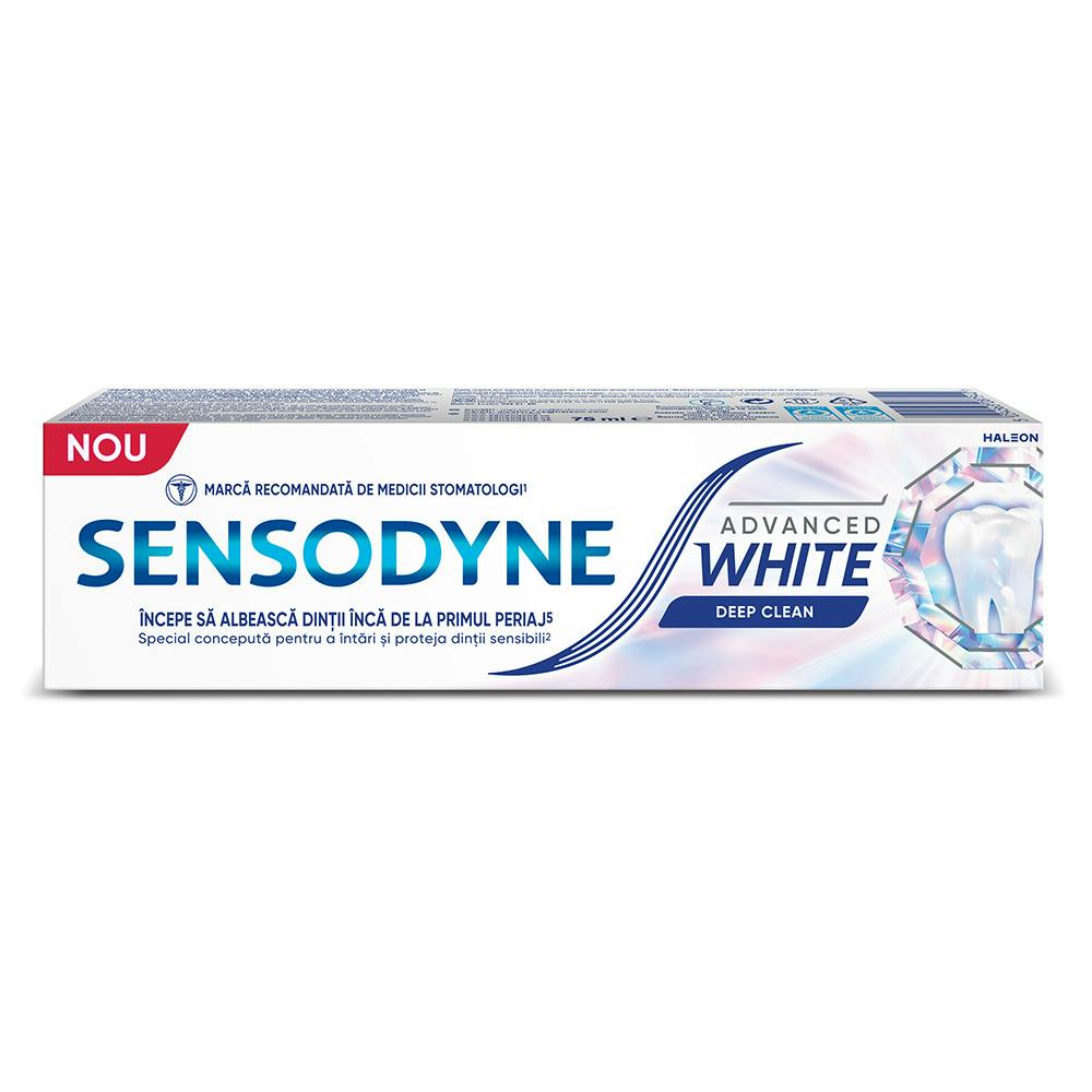 Pasta de dinti Sensodyne Advanced White Deep Clean 75 ml