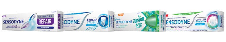 Găsește pasta de dinți Sensodyne potrivită