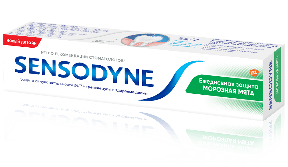 Зубная паста Sensodyne | Ежедневная Защита Морозная Мята