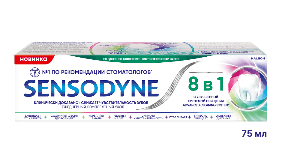 Зубная паста Sensodyne 8 в 1 Зубная паста Sensodyne 8 в 1