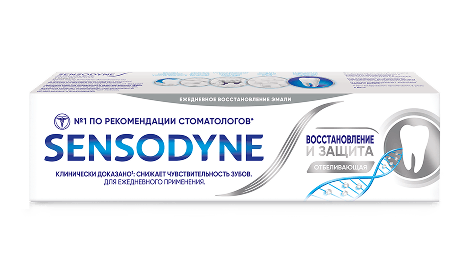 Зубная паста Sensodyne | Восстановление и Защита Отбеливающая