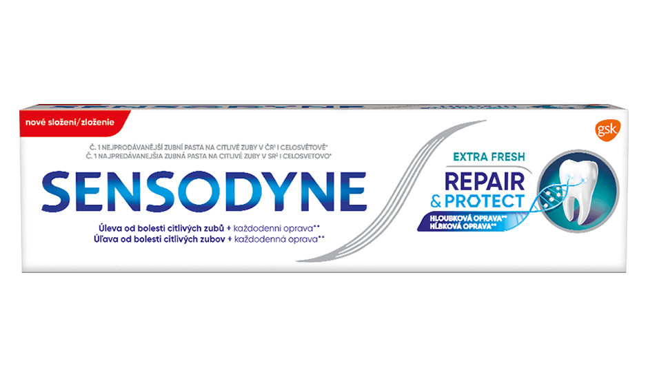 Sensodyne Repair & Protect Hĺbková Oprava Extra Fresh