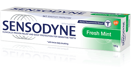 Fresh Mint - Bạc hà thơm mát Sensodyne | Kem đánh răng Cool Gel - Mát lạnh