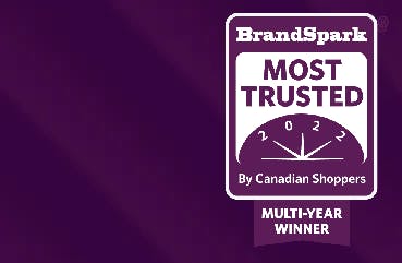BrandSpark Icon | Most Trusted by Canadian Shoppers 3 Year Winner