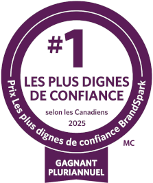 Symbole BrandSpark | Les plus dignes de confiance selon les consommateurs canadiens Symbole BrandSpark | Les plus dignes de confiance selon les consommateurs canadiens