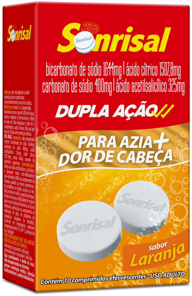 foto do produto caixa Sonrisal Laranja