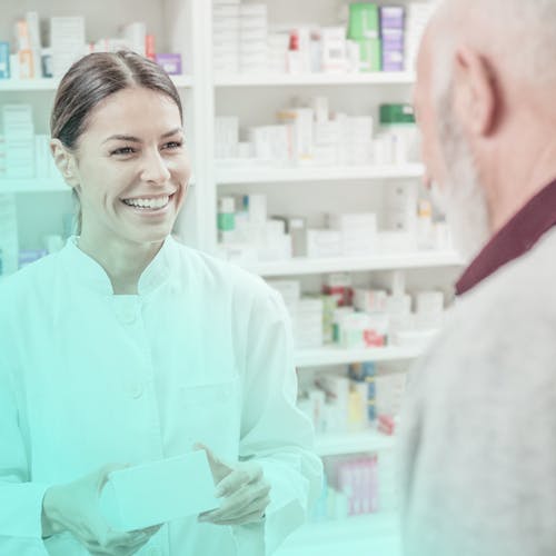 female pharmacist