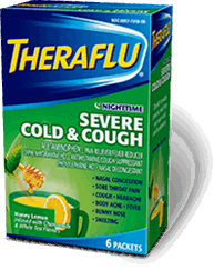 Theraflu® Nighttime Severe Cold & Cough Hot Liquid Powder