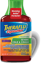 Theraflu® ExpressMax® Nighttime Severe Cold & Cough Syrup