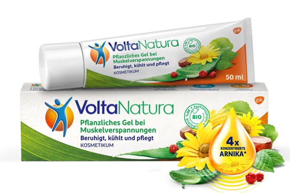 VoltaNatura plant based muscle rescue gel packshot
