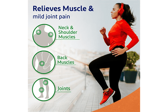 Relieves Muscle Mild Joint Pain