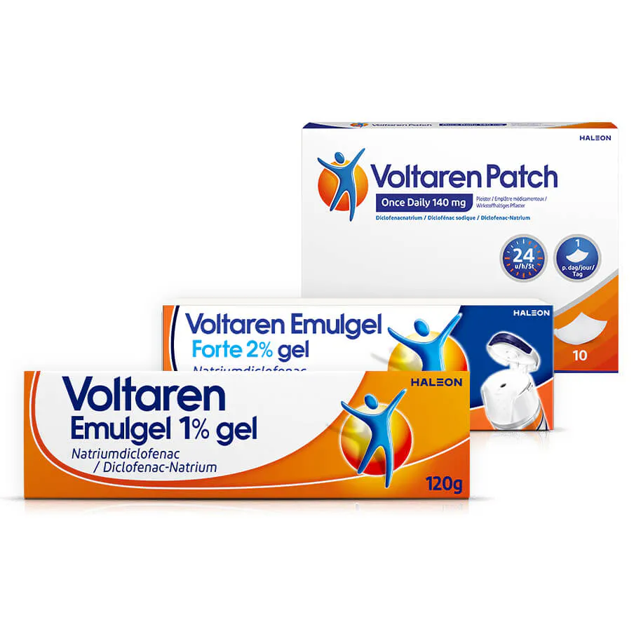 Voltaren producten pack shot