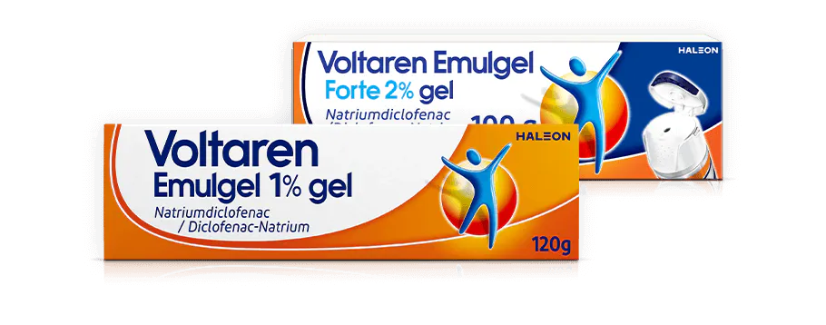 Voltaren Emulgel 1% en Voltaren Emulgel Forte 2%